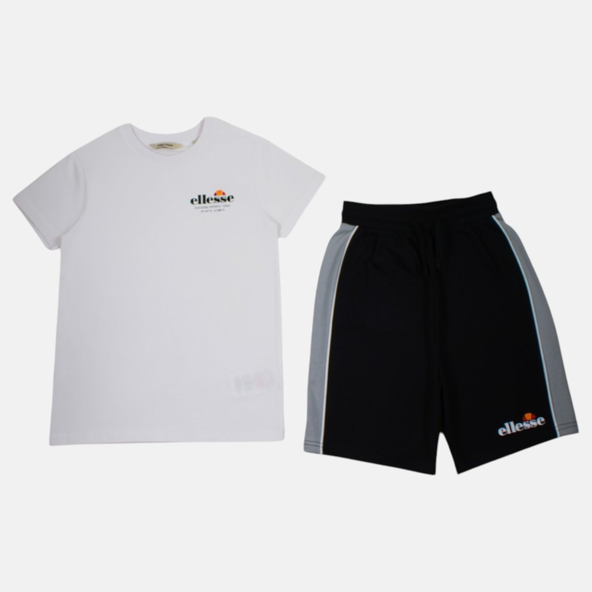 Lot de 2 t-shirts manches courtes et short TEAM gris clair, ELLESSE