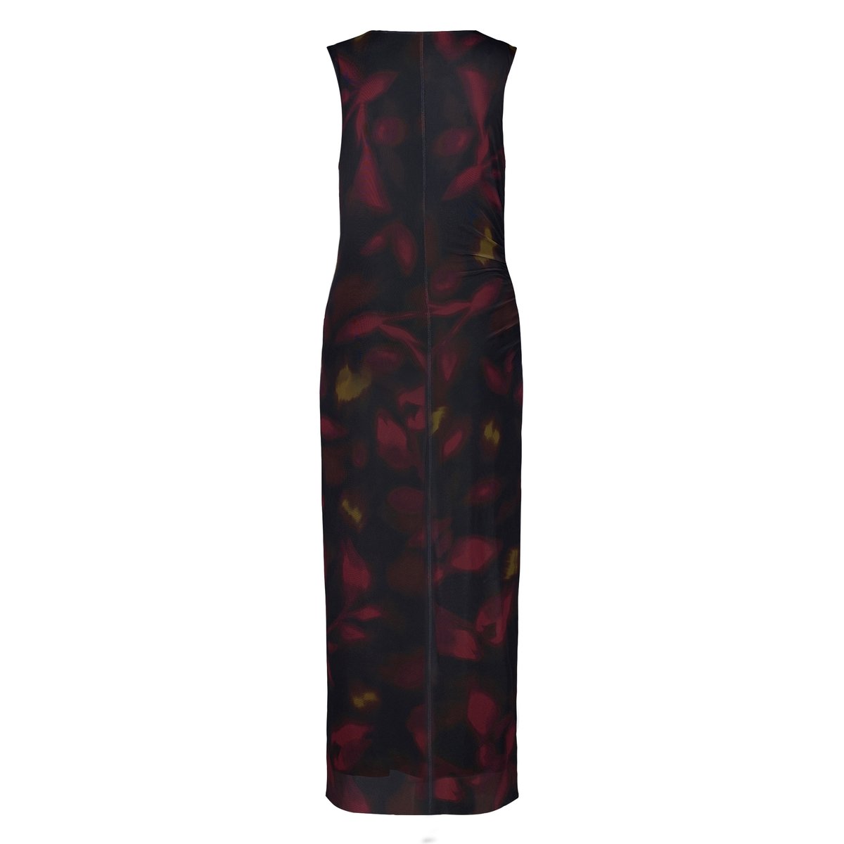 Robe en mesh à imprimé black/dark red, ZERO
