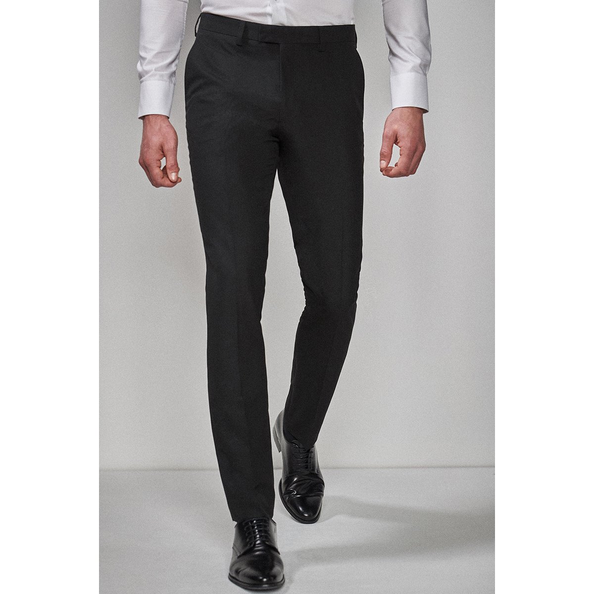 Pantalon De Smoking Coupe Slim noir, NEXT