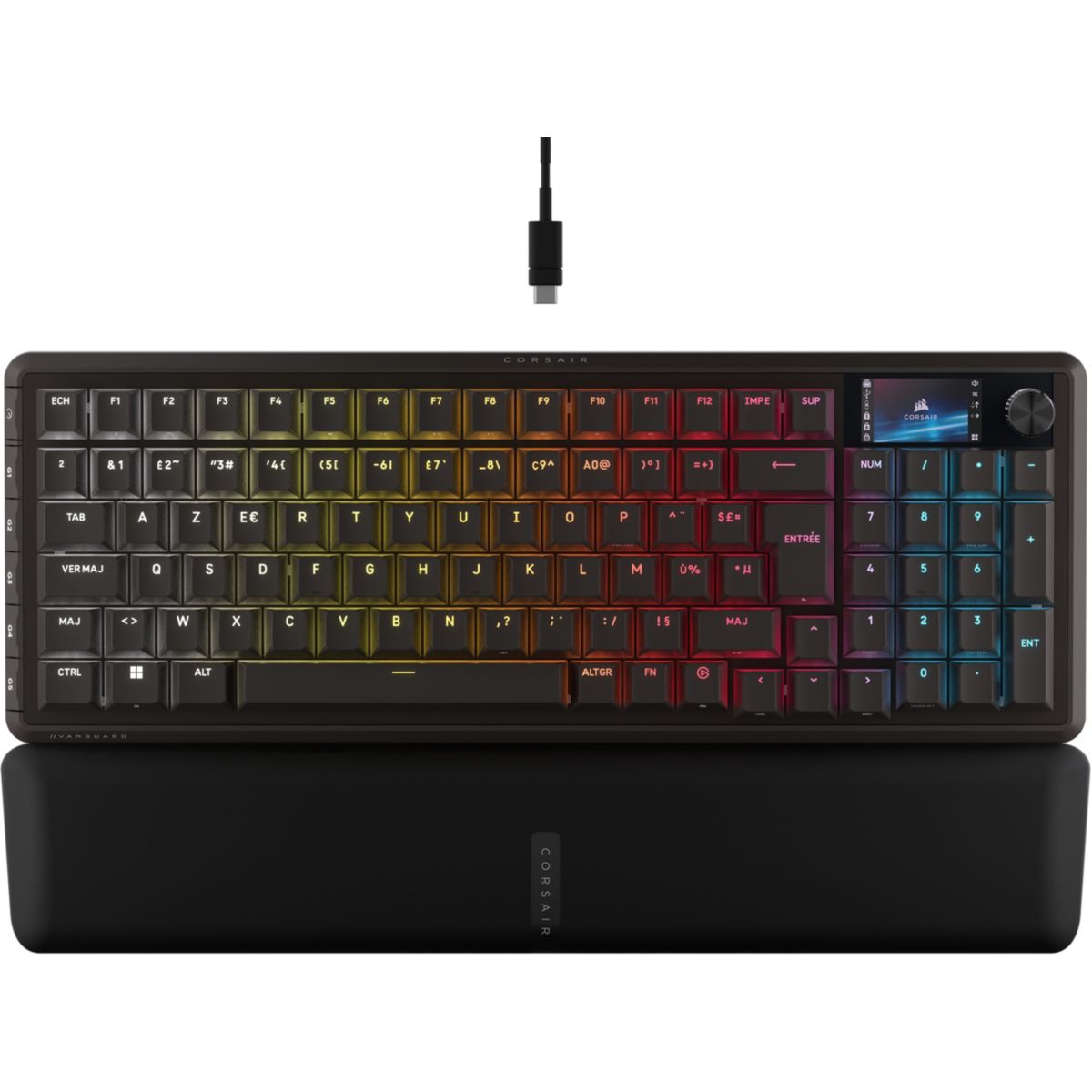 Clavier gamer VANGUARD PRO ONE 96 couleur unique, CORSAIR