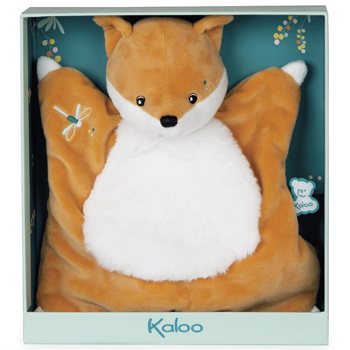 Doudou renard Léonard orange, KALOO