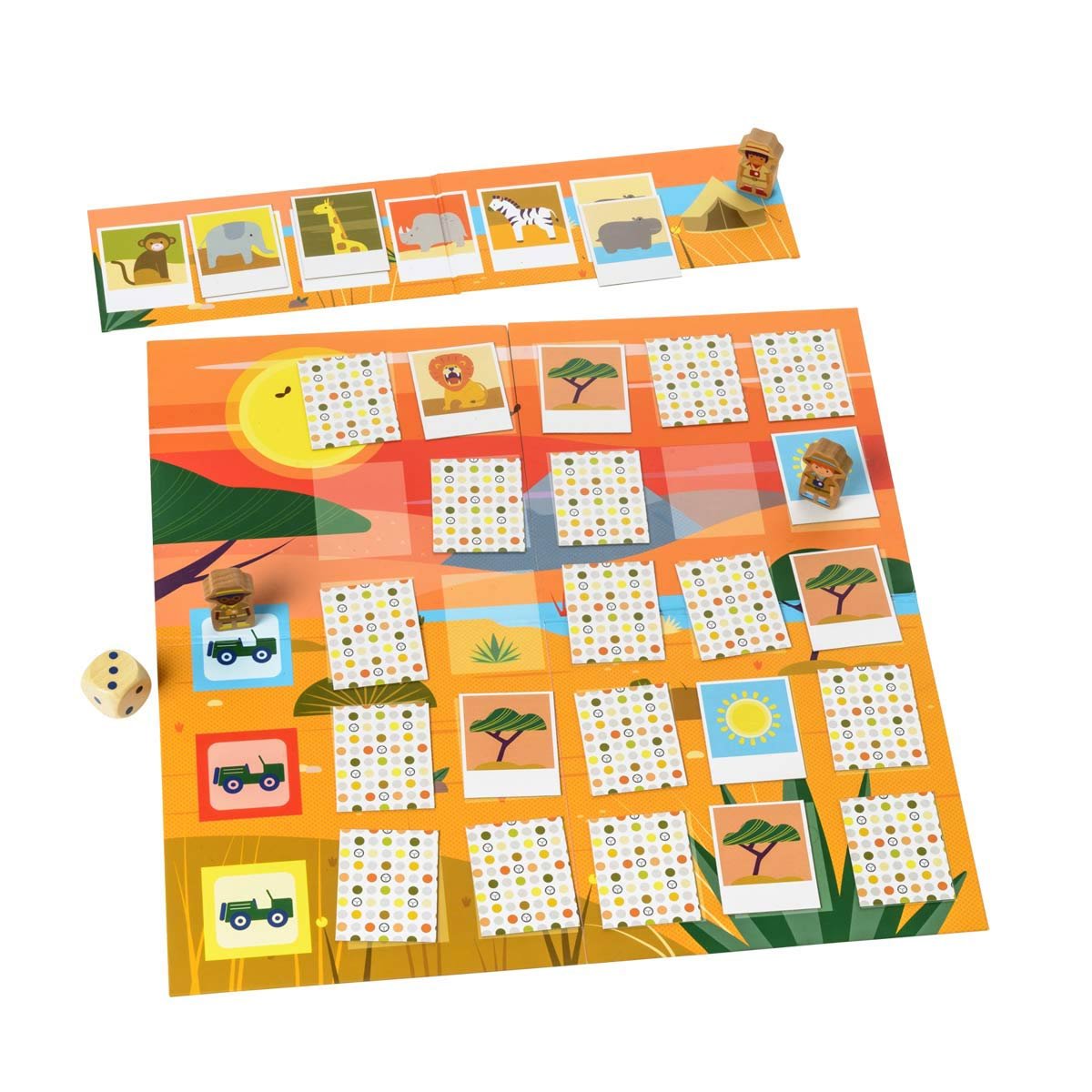 Jeu de société Africa savana blanc, OXYBUL