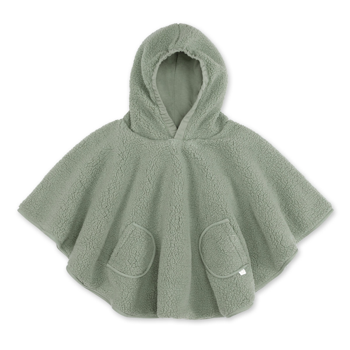 Poncho de voyage bébé pour siège auto - Teddy douillet kaki, BEMINI