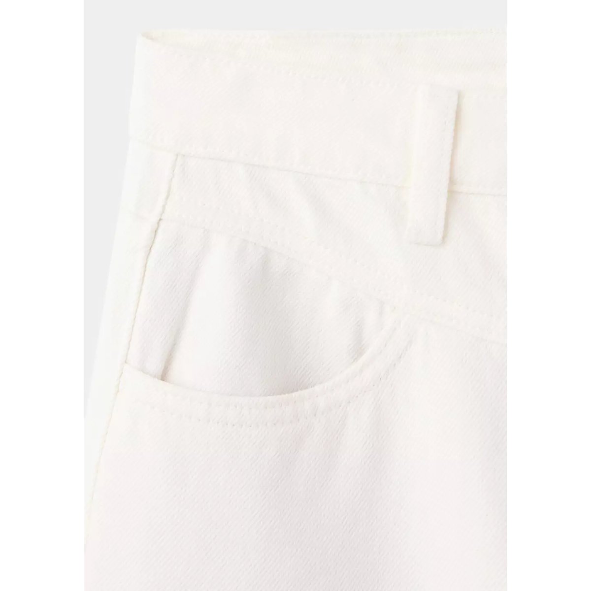 Jean wide leg couture blanc cassé, MANGO TEEN