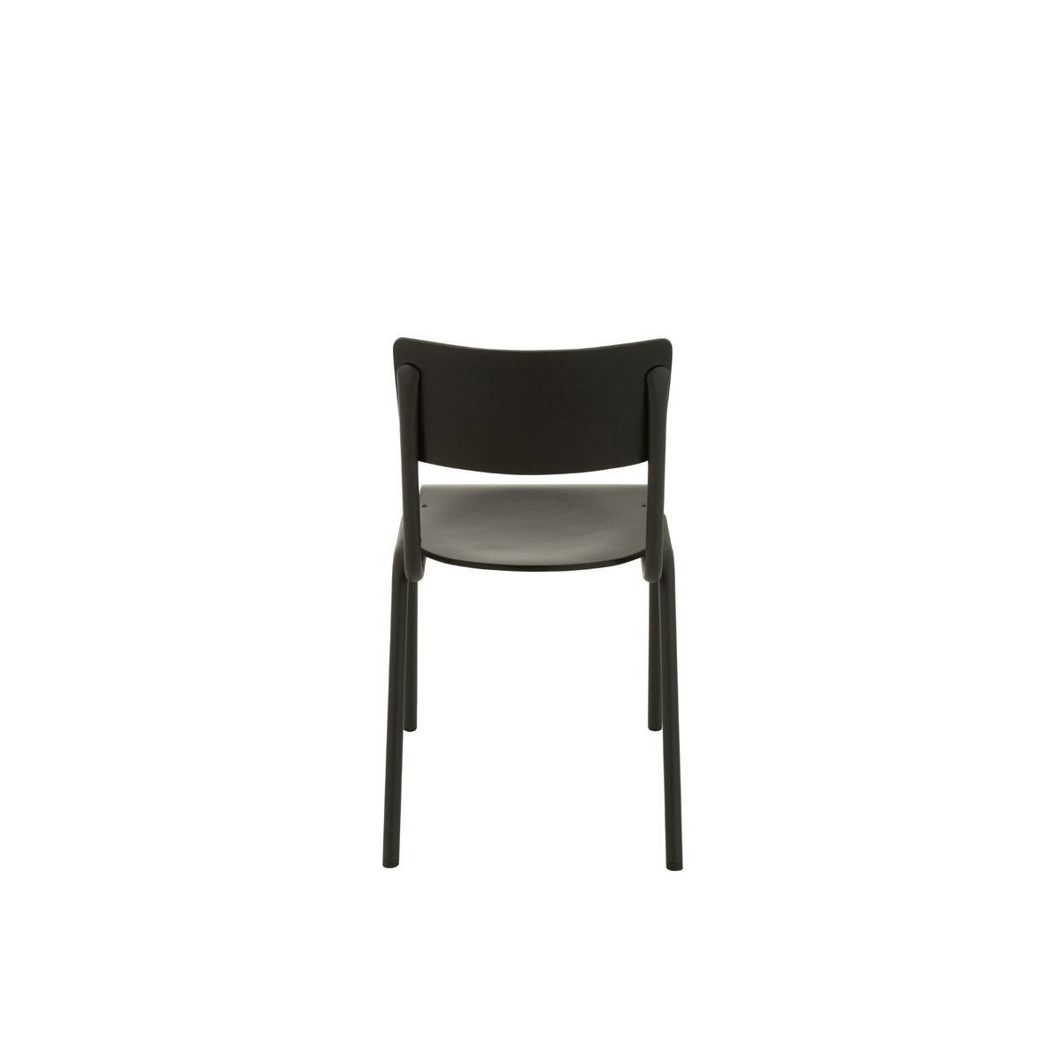 Chaise en bois et métal (lot de 2) - CHARLEMAGNE noir, HELLIN, DEPUIS 1862