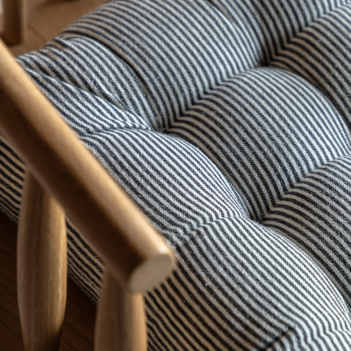 Wellington Woven Stripe Seatpad blue, ÉDITÉ