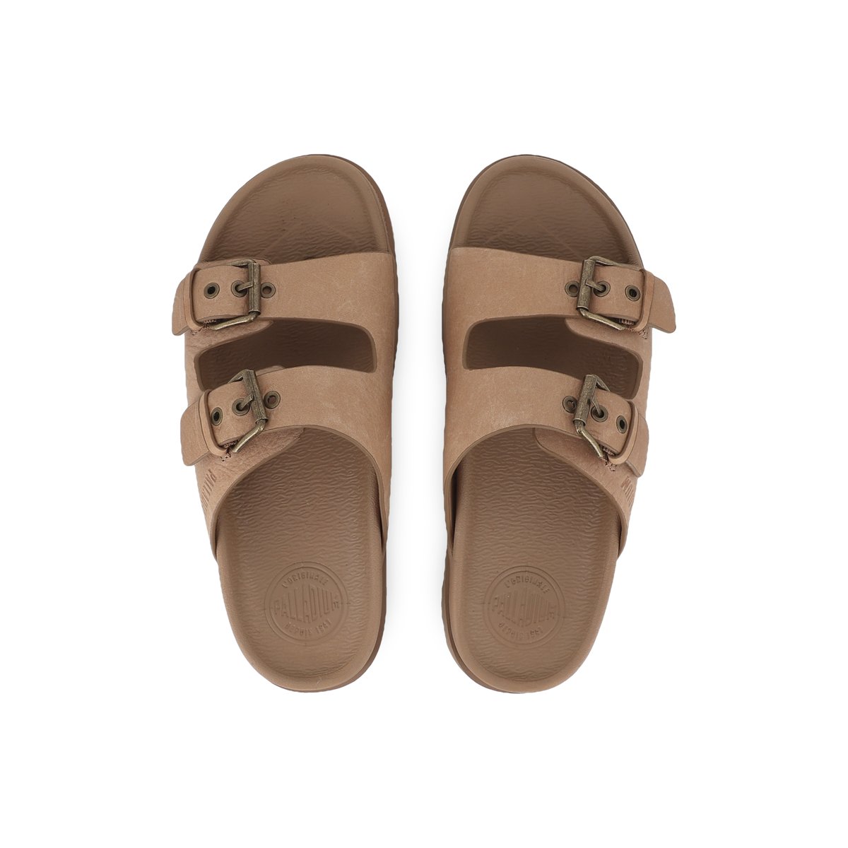 Sandales en suede DUNELITE RIVIERA LTH marron-dear brown, PALLADIUM