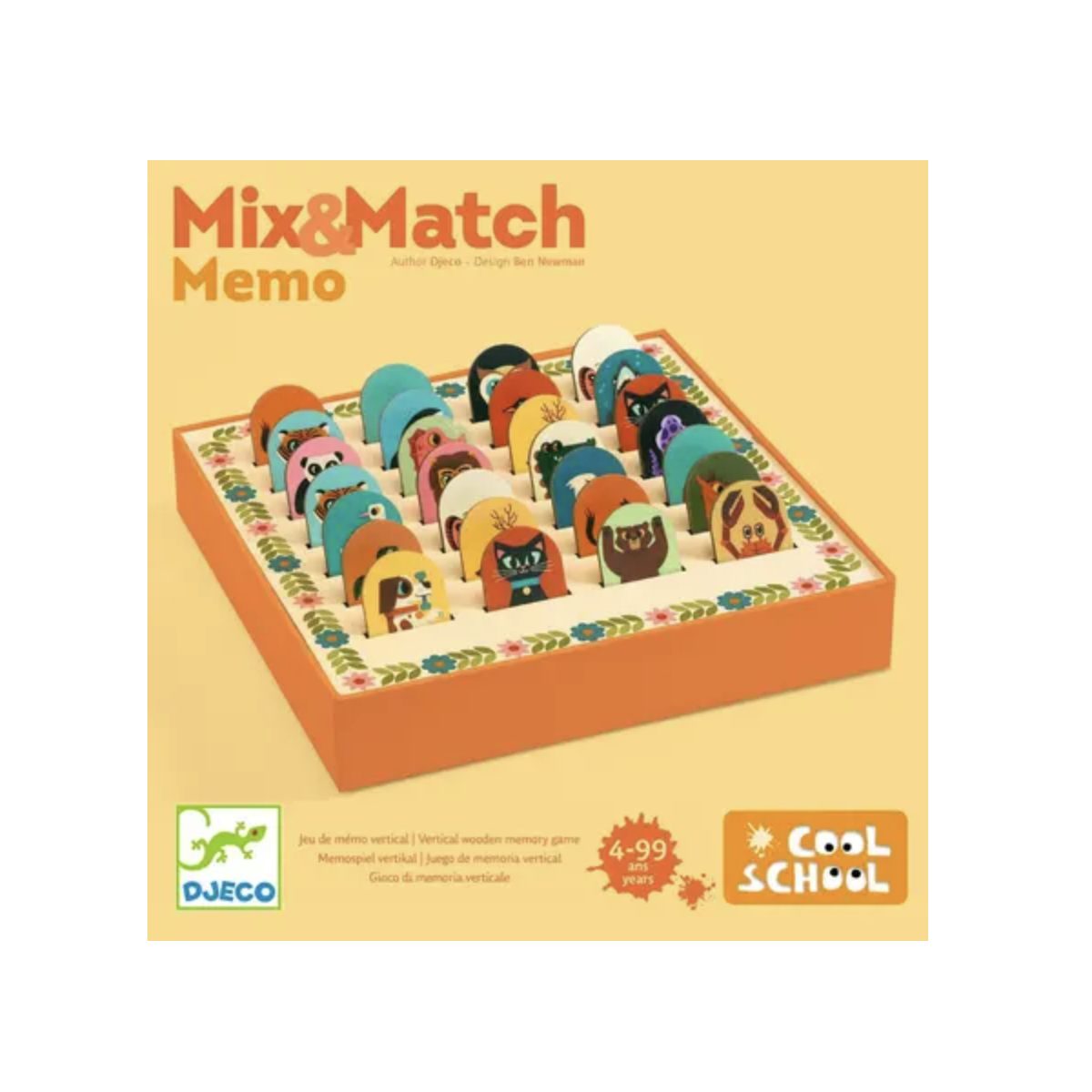 COOL SCHOOL - Memo Mix and match multicolore, DJECO