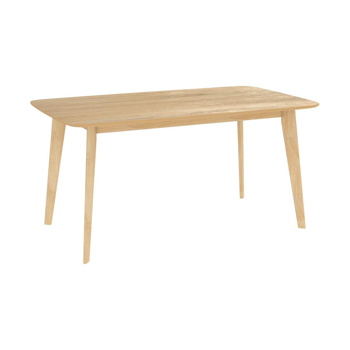 Table rectangulaire 6 personnes en bois 150 cm - OMAN bois clair, MAISON PAVANE