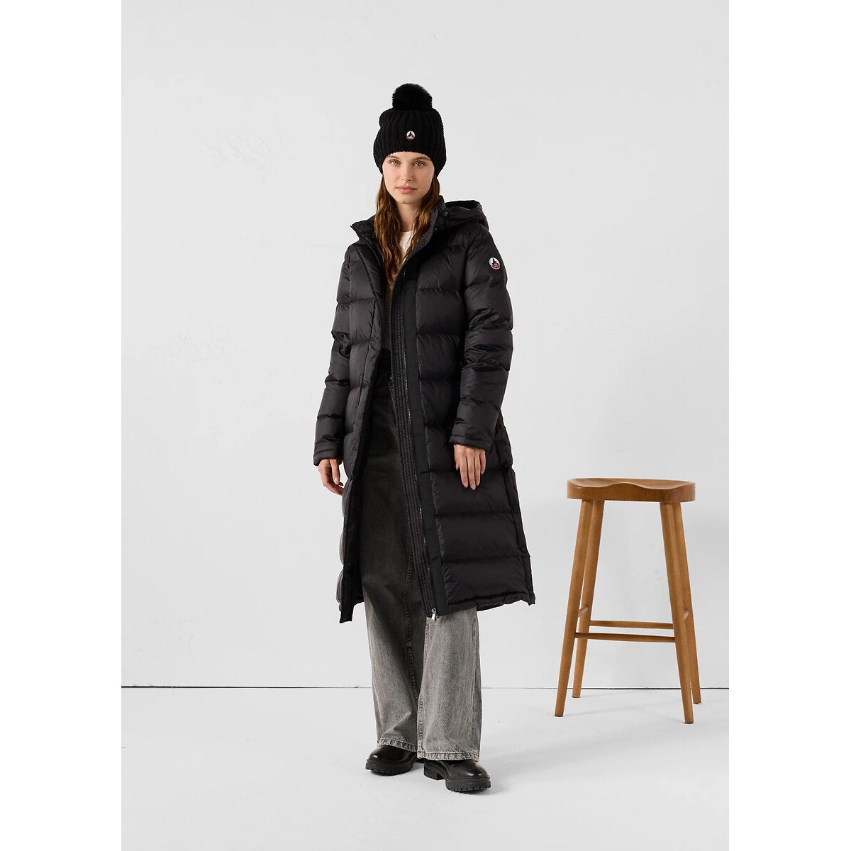 Karachi Long Padded Jacket black, JOTT