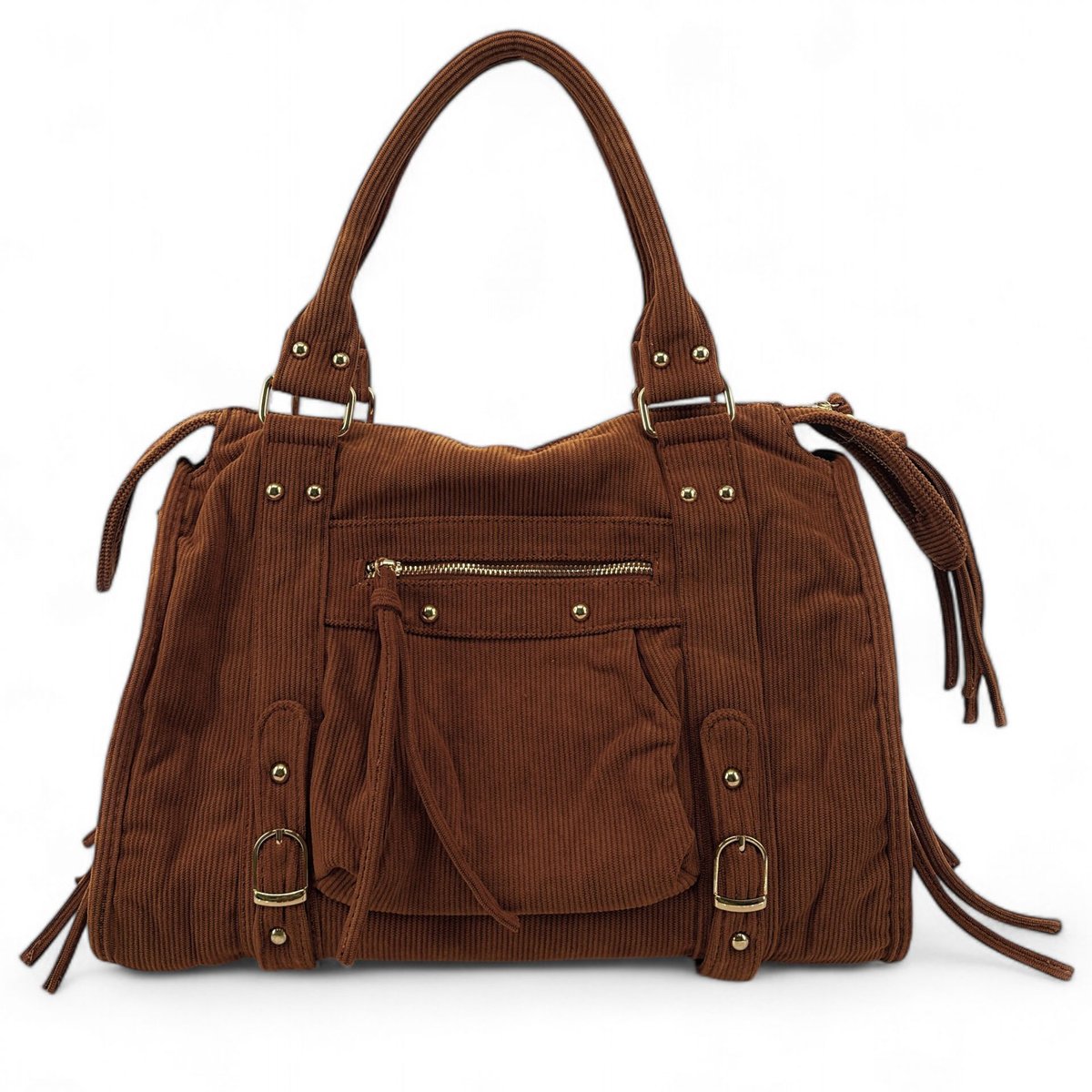 Sac a main porte epaule en cuir vintage storm rock Oh My Bag La Redoute