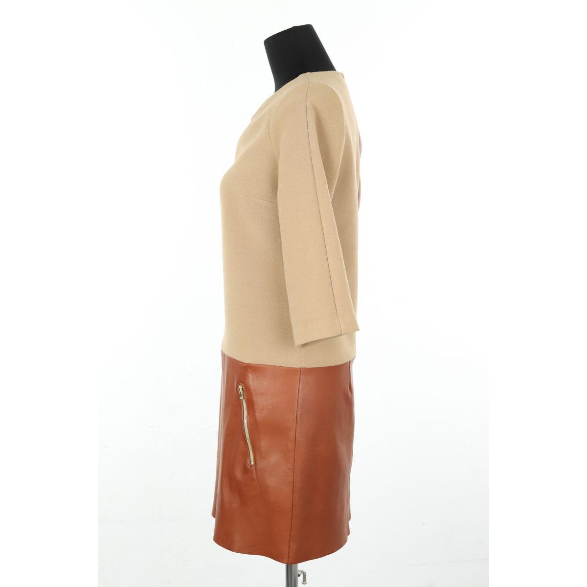 Robe - Très Bon État marron, CLAUDIE PIERLOT