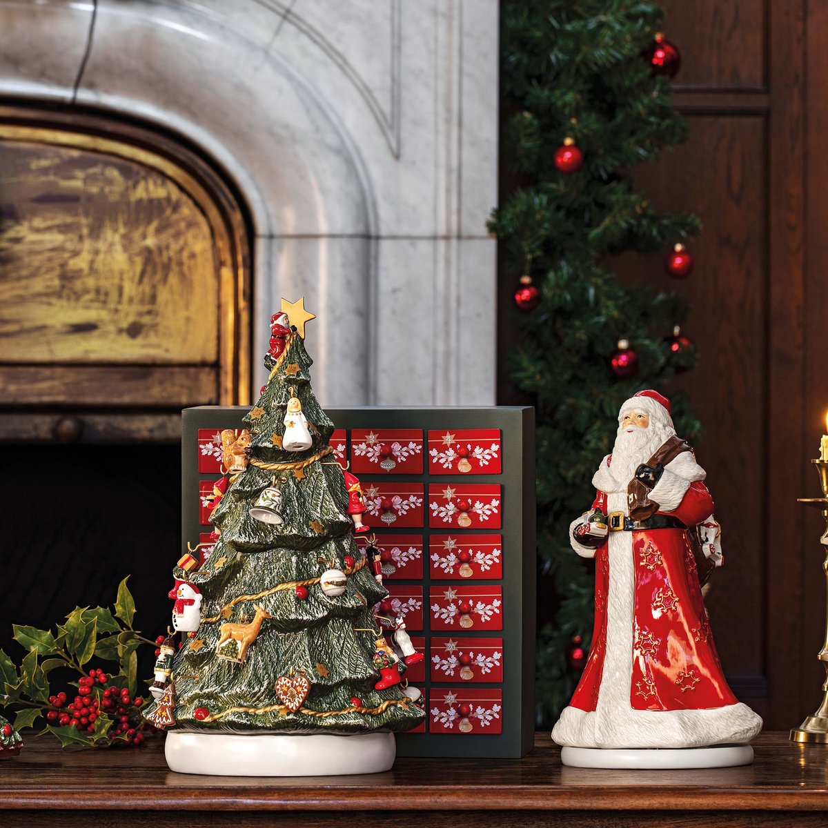 Calendrier De L’avent 3D Sapin CHRISTMAS TOYS couleur unique, VILLEROY & BOCH