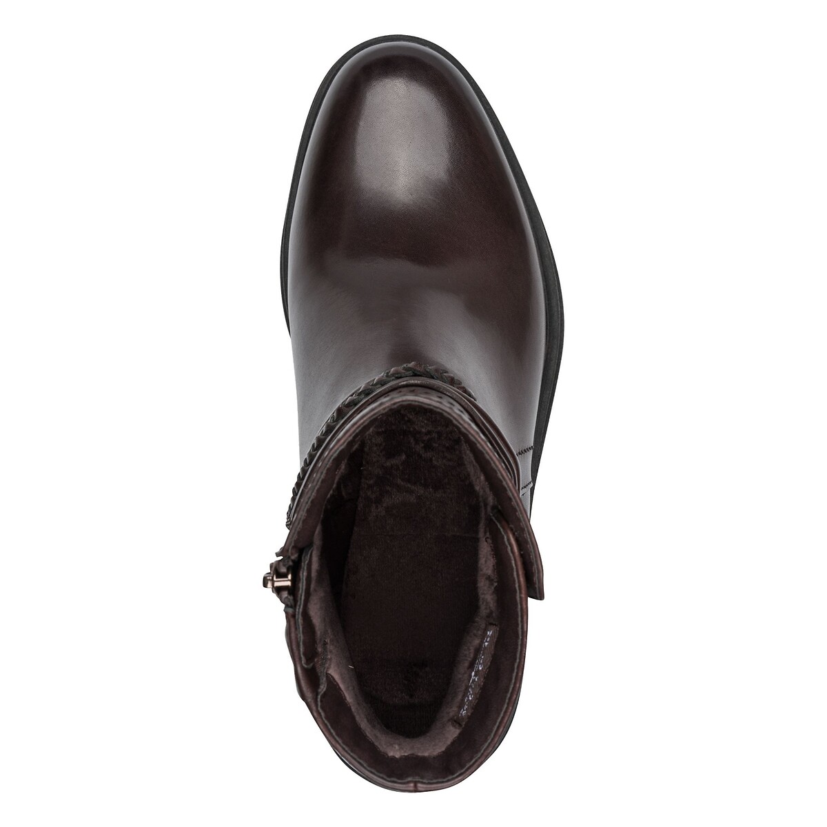 Bottines plates marron foncé, TAMARIS