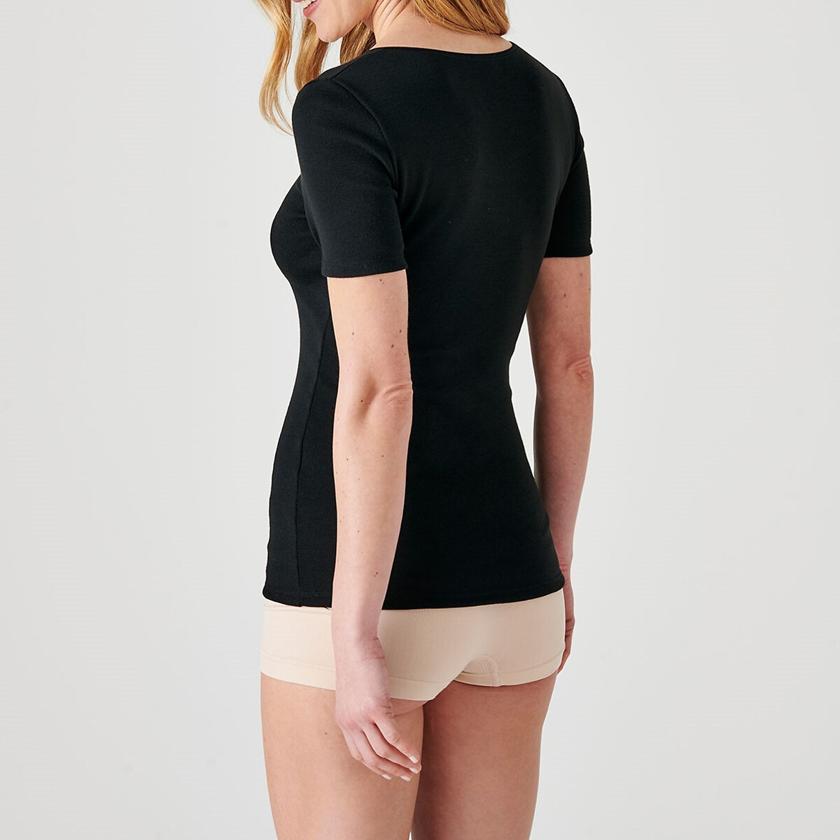 T-shirt Thermolactyl, grado 3 nero , DAMART