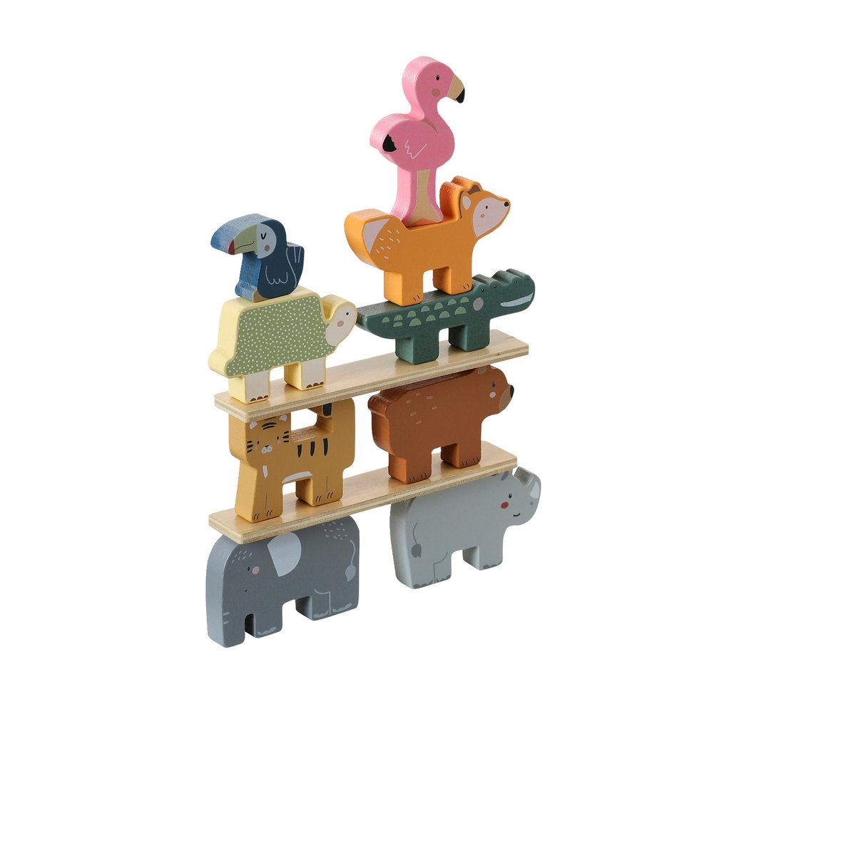 Coffret 5 jouets d’éveil – Essentiels dès 24 mois multicolore, VERTBAUDET