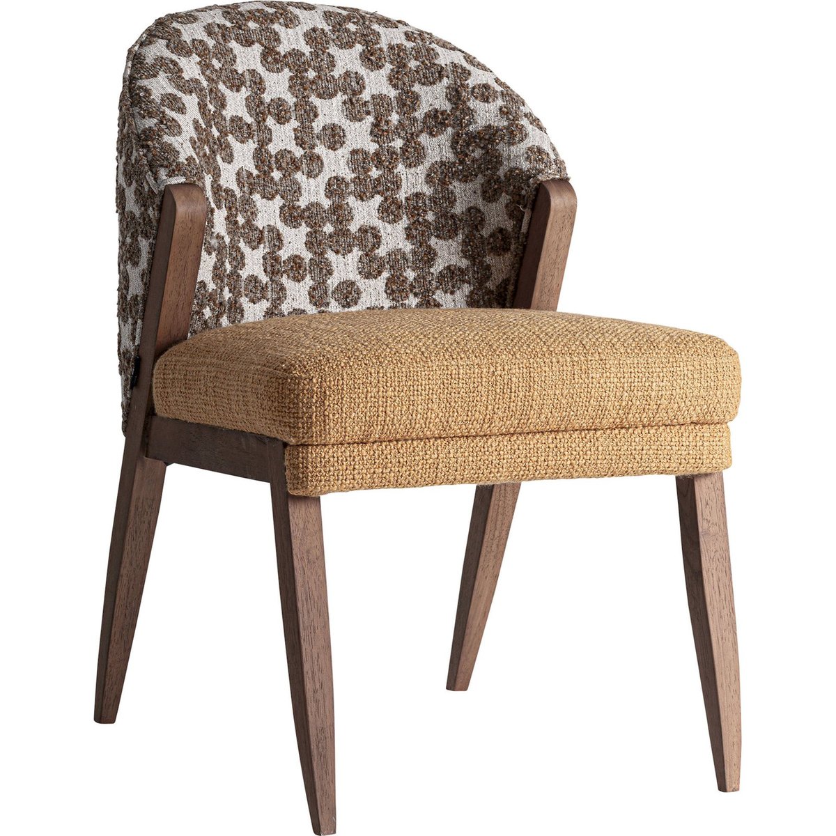 Chaise classique en bois finition artisanale marron bois naturel artisanal, RECOLLECTION