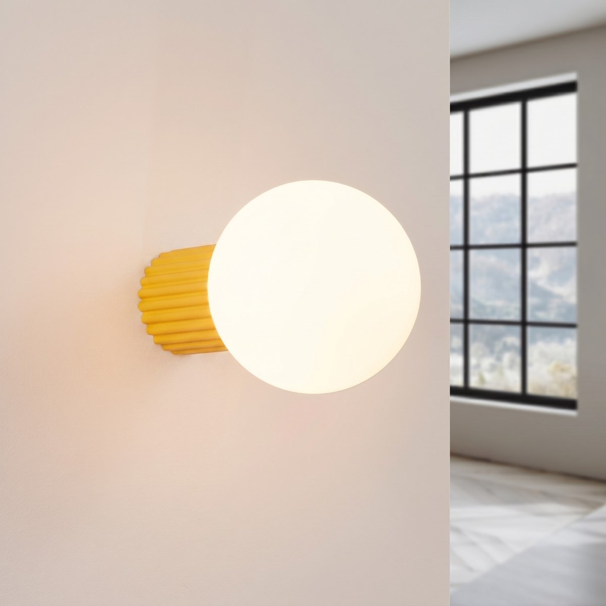 Applique murale Aluminium Jaune G9 1 Halo jaune, EDEN