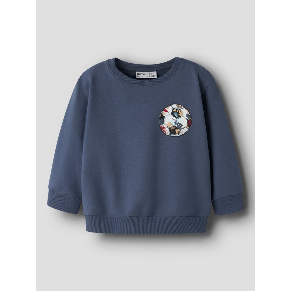 Sweat-Shirt vintage indigo, NAME IT