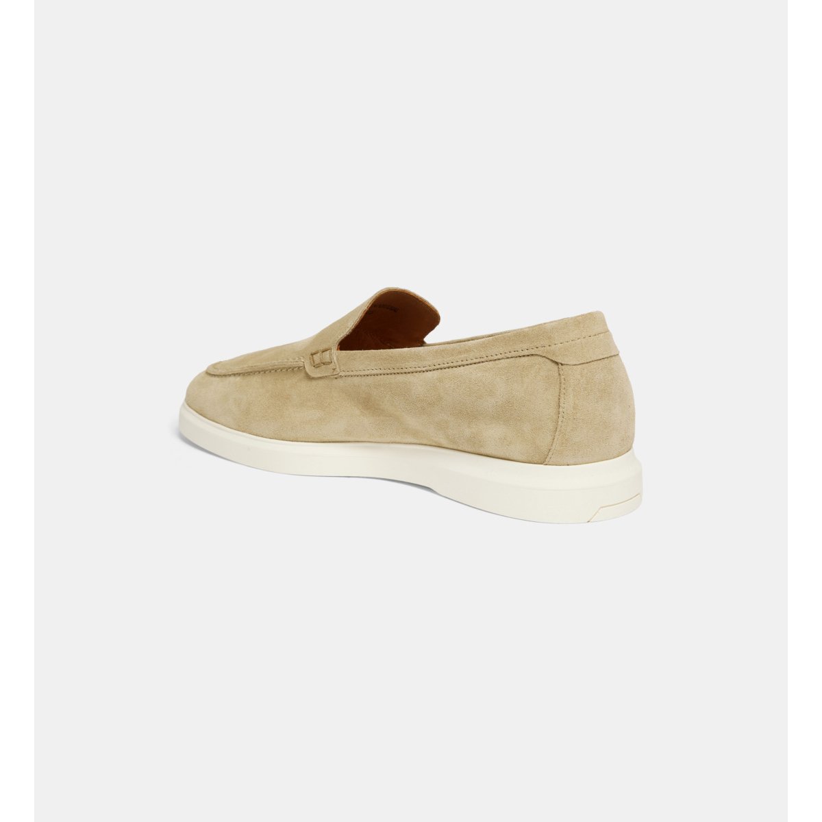 Mocassins sport isaiah en croûte de cuir beige, COMPTOIR GL