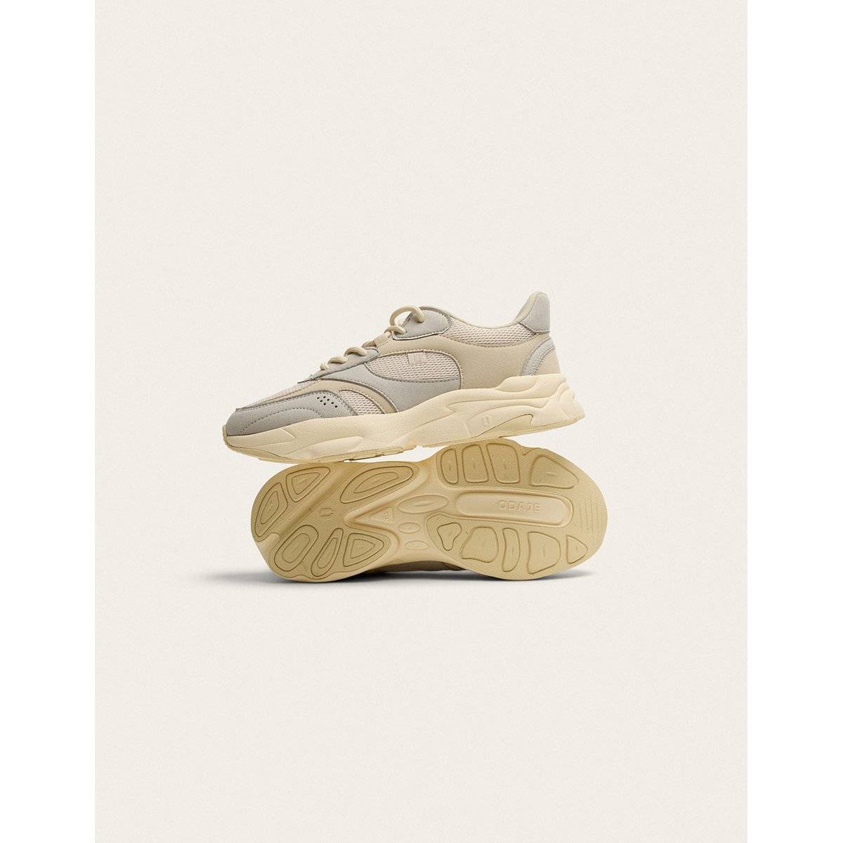 Baskets basses NATHANAELLE beige, ODAJE
