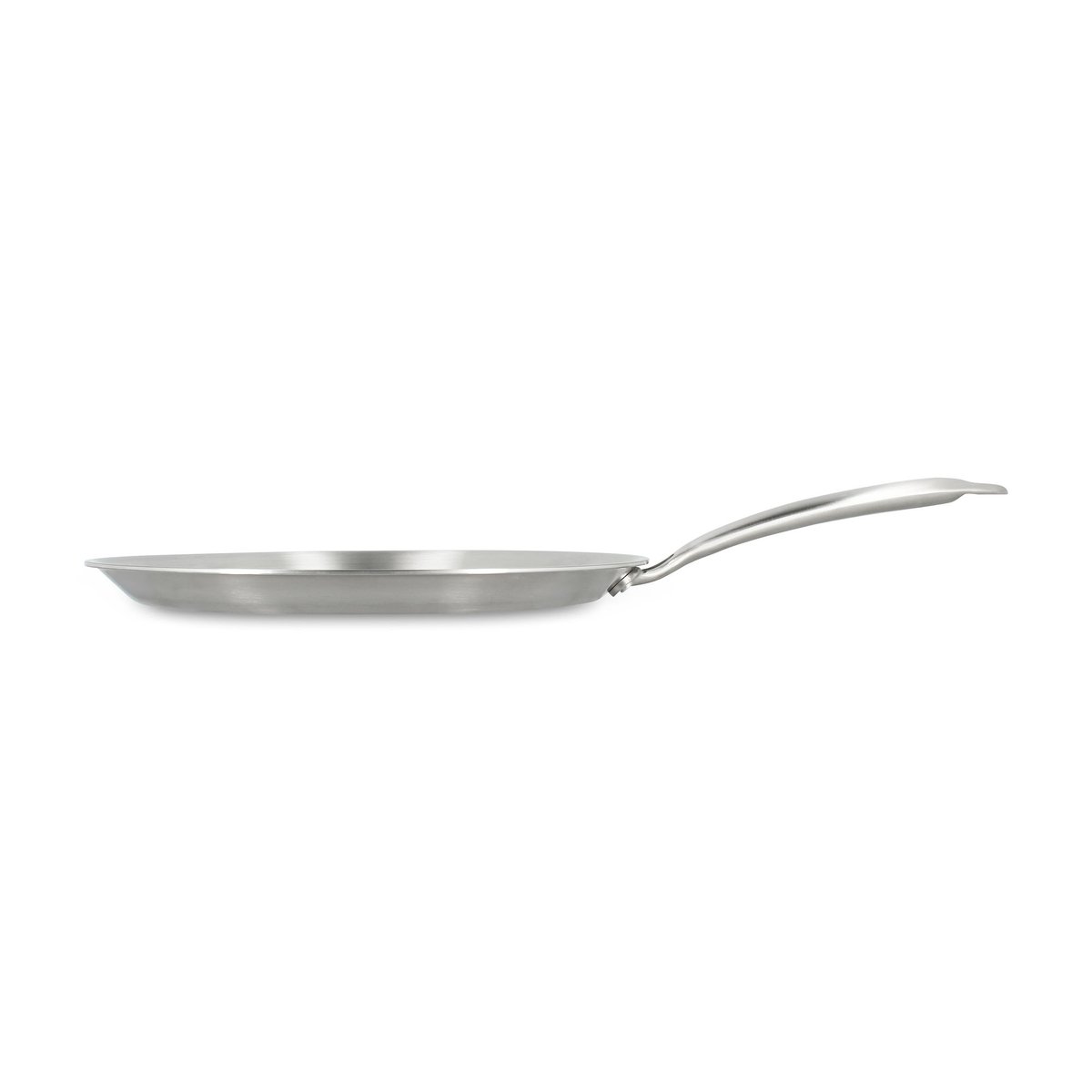 Crépière 28cm en acier inoxydable, TRIPLY acier inoxydable, MENASTYL