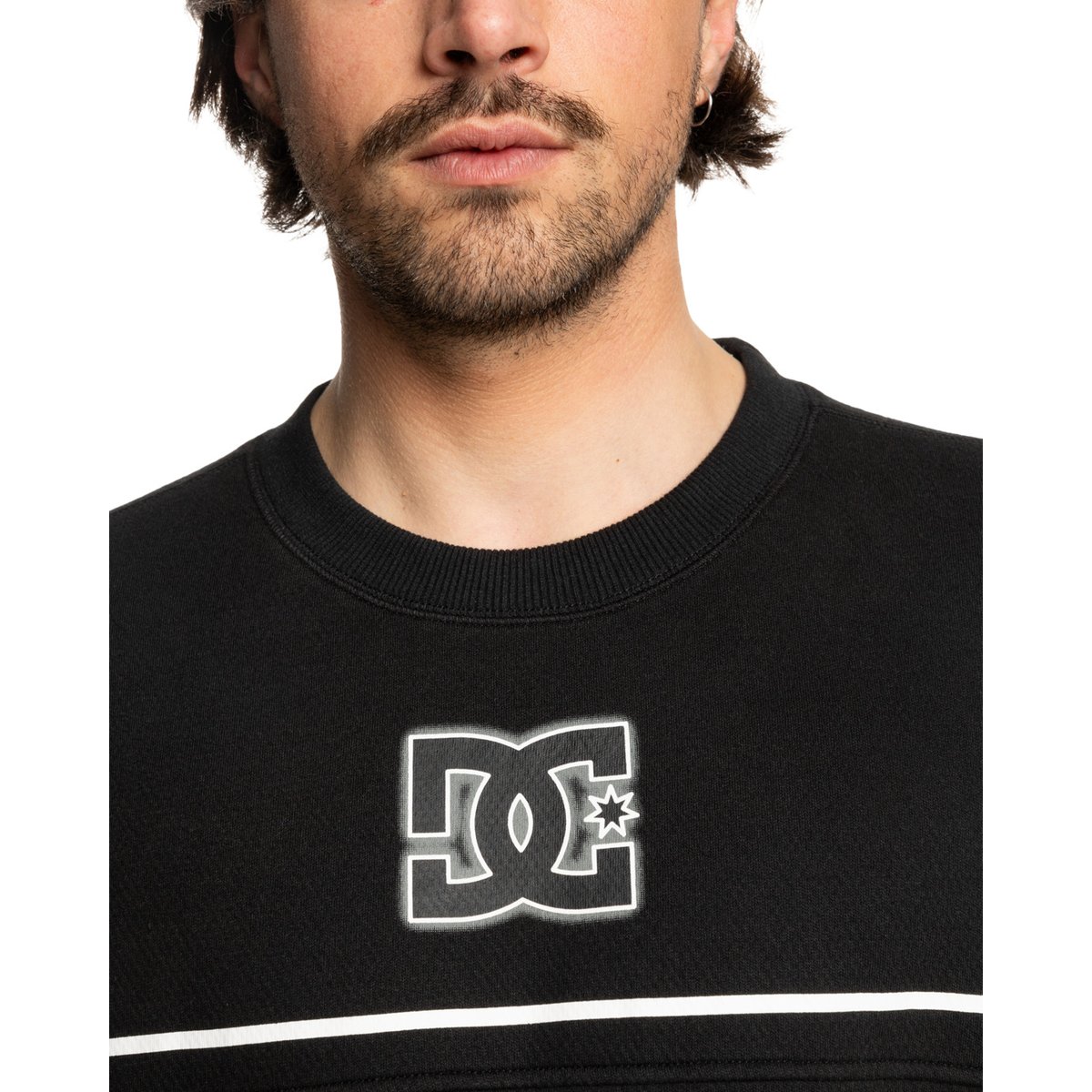 T-shirt à manches courtes STRIPE STONE. noir black, DC SHOES