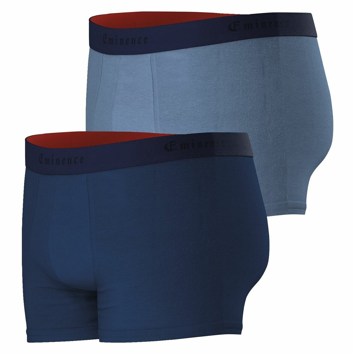 Confezione da 2 boxer azzurro + blu, EMINENCE