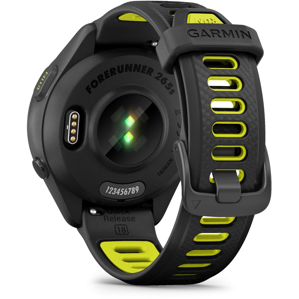 Montre connectée Forerunner 265S Music Noire / JAUNE AMOLED GPS LIVE TRACK noir, GARMIN