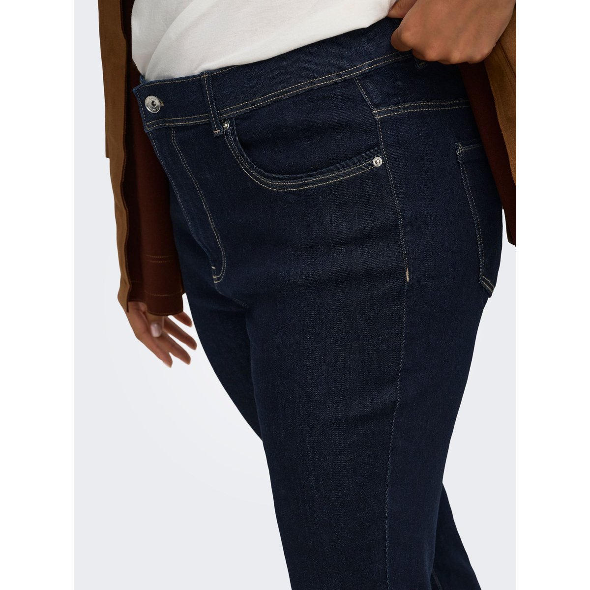 Jean Skinny dark blue denim, ONLY CARMAKOMA