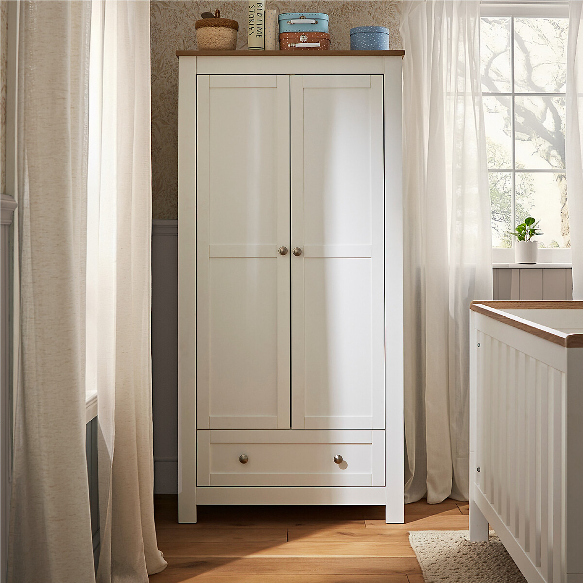 Burford Nursery Wardrobe white, CUDDLECO