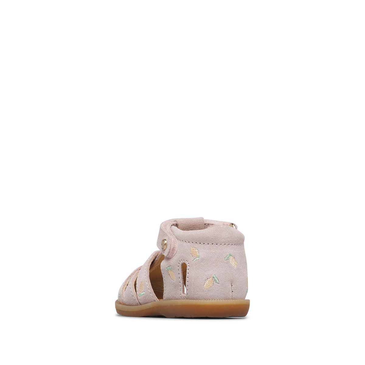 Sandales semi-ouvertes en daim ZAFFIRO EMBR rose poudré-, NATURINO