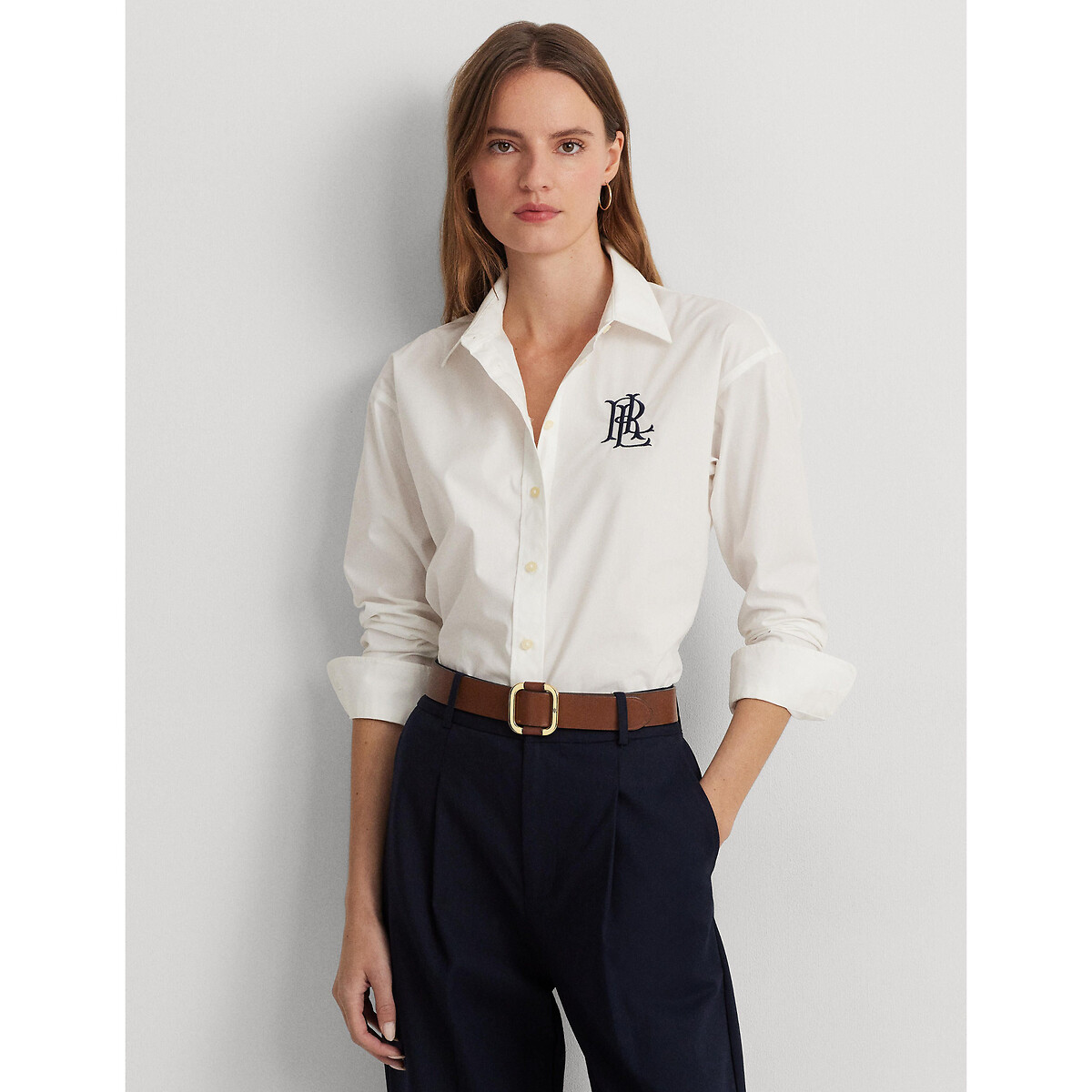 Chemise manches longues coton stretch KOTTA blanc, LAUREN RALPH LAUREN
