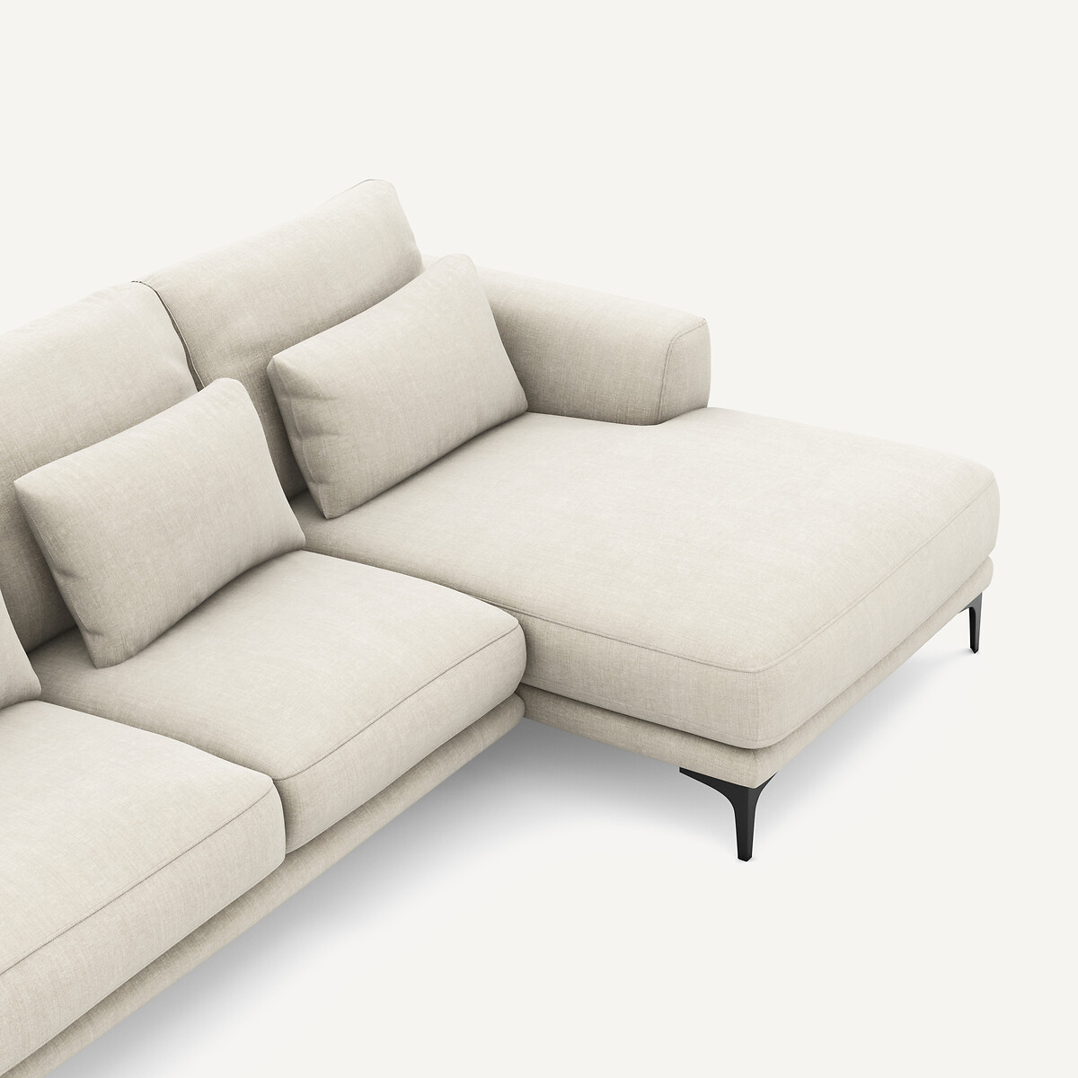 Zetel, hoek rechts, katoen/linnen, Marsile beige , AM.PM