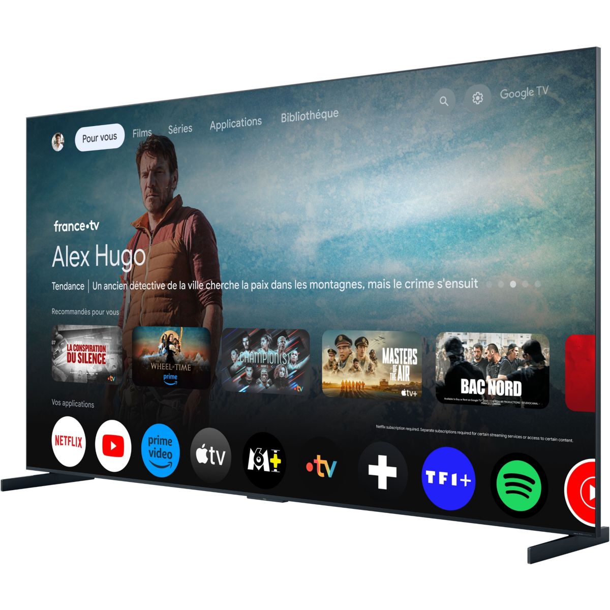 TV RGB 85RM9L (2026) 85" (216 cm) 4K - 144 Hz, Google TV, système sonore Bang & Olufsen couleur unique, TCL