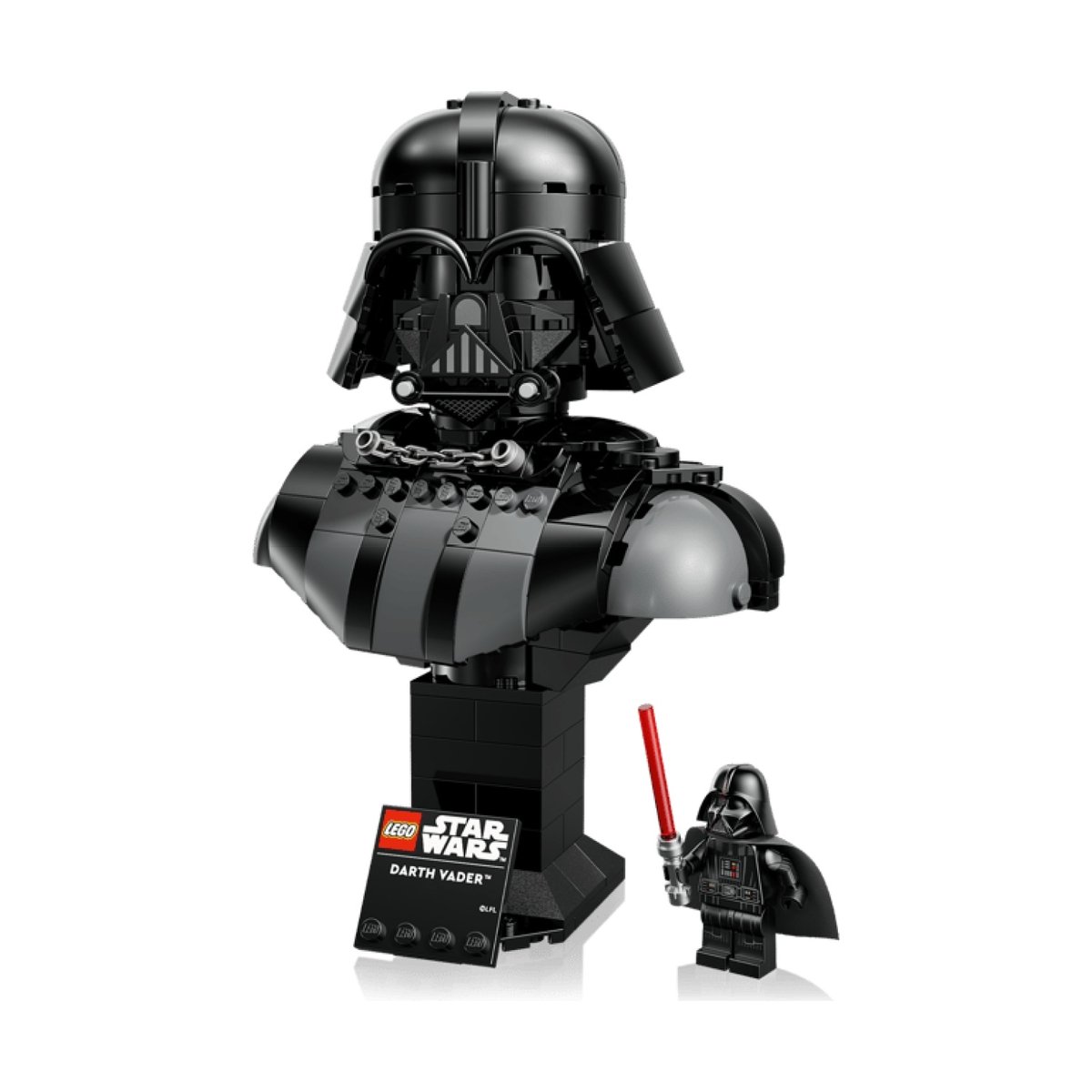 Star Wars Le buste de Dark Vador noir, LEGO