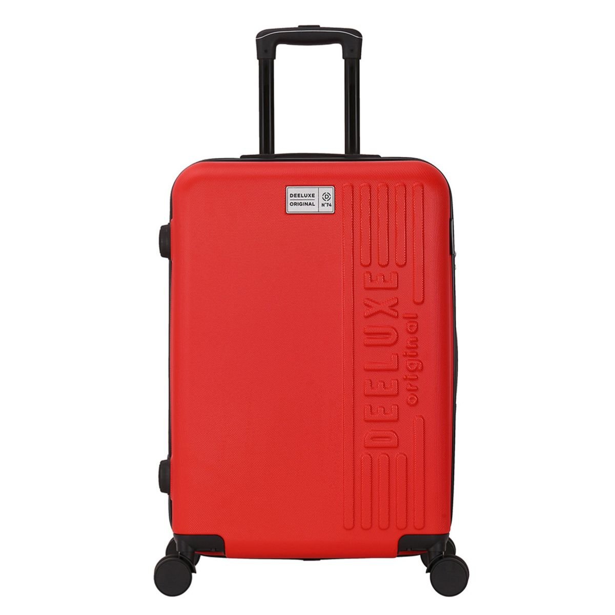 Valise Grande taille 4 roues 75cm ABS - CITYVIBE - DEELUXE bordeaux, DEELUXE