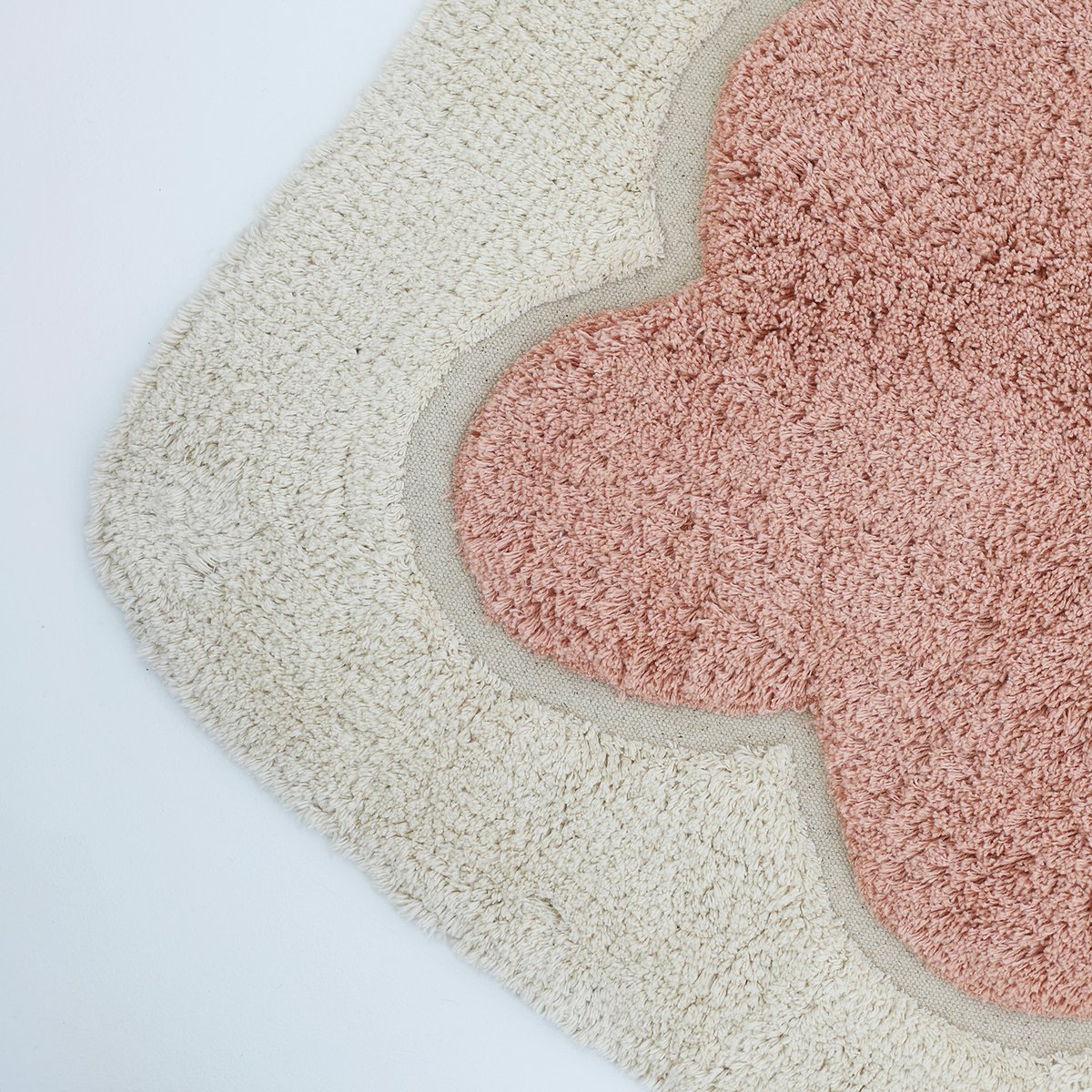 Tapis Alfonsina Blush couleur unique, NATTIOT