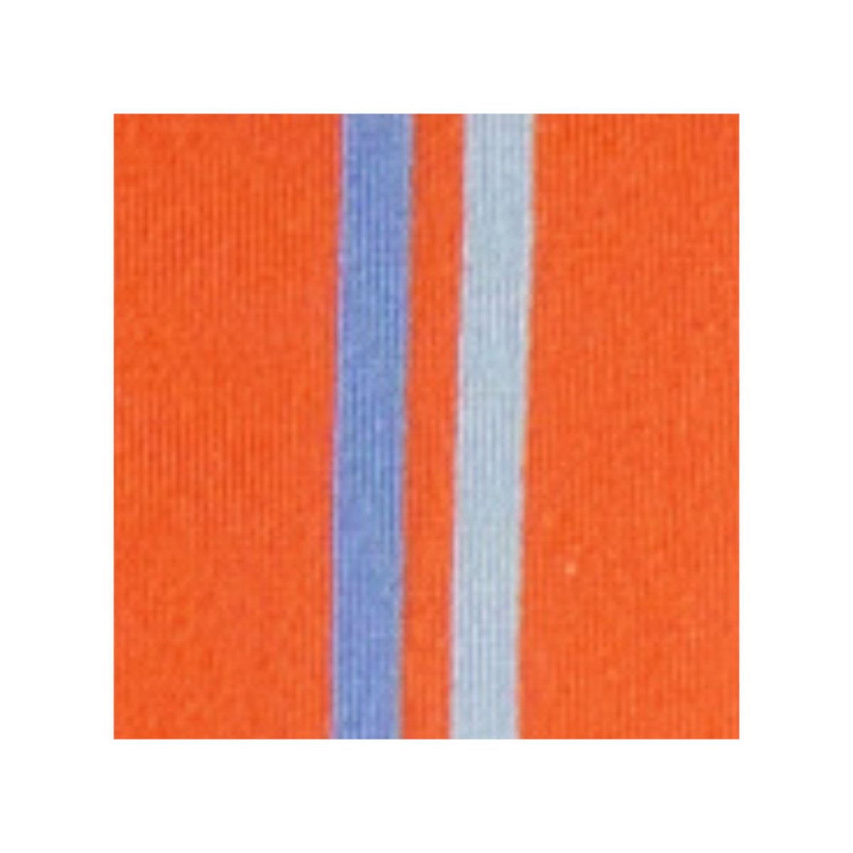 Mi-Chaussettes Fantaisie 'Lines' Coton mélangé orange, ACHILE