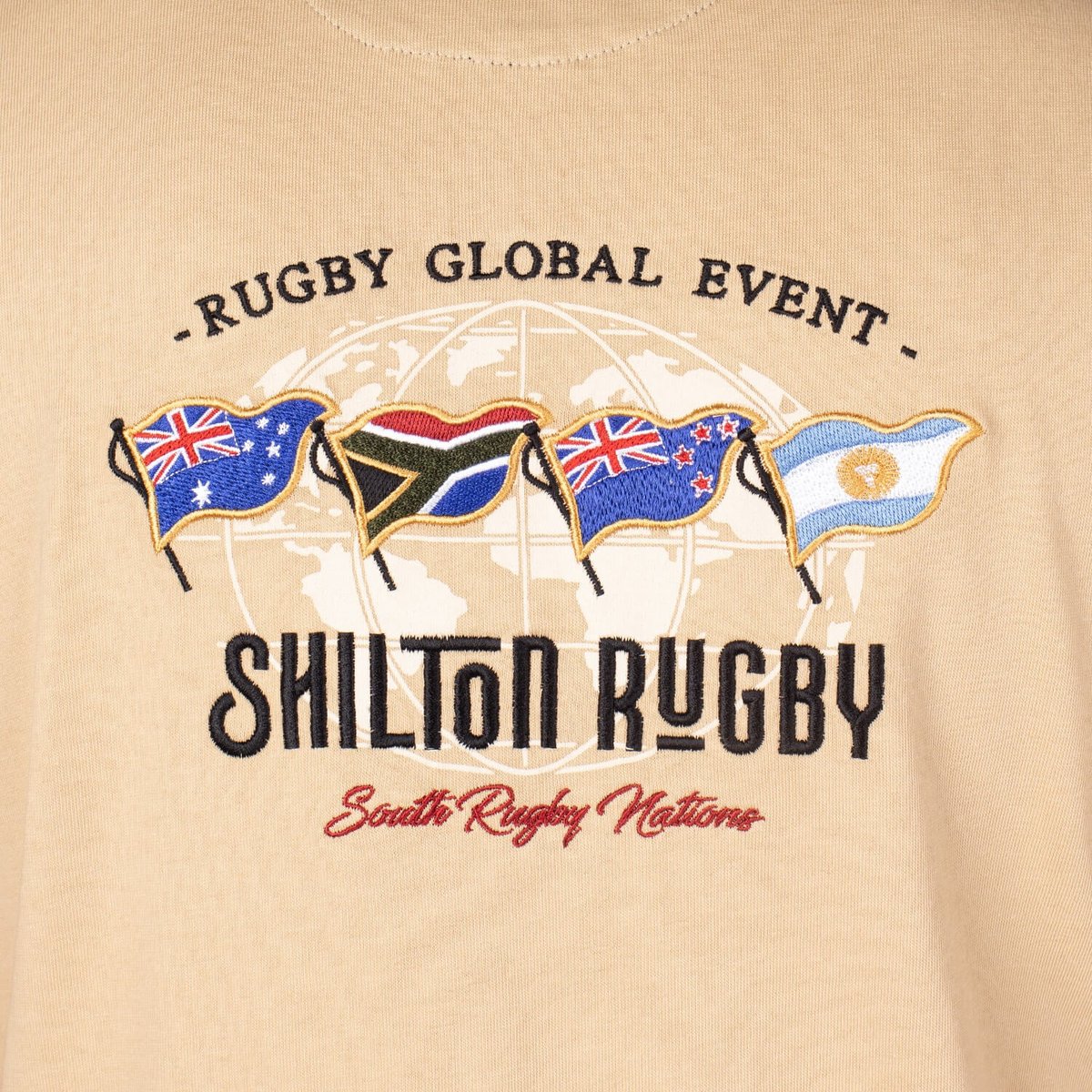 Polo rugby NATIONS beige, SHILTON
