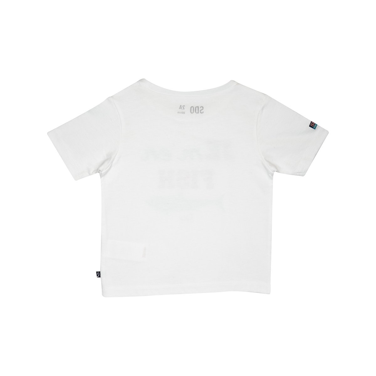 Tee shirt giuseppe manches courtes enfant blanc, SUCRE D'ORGE