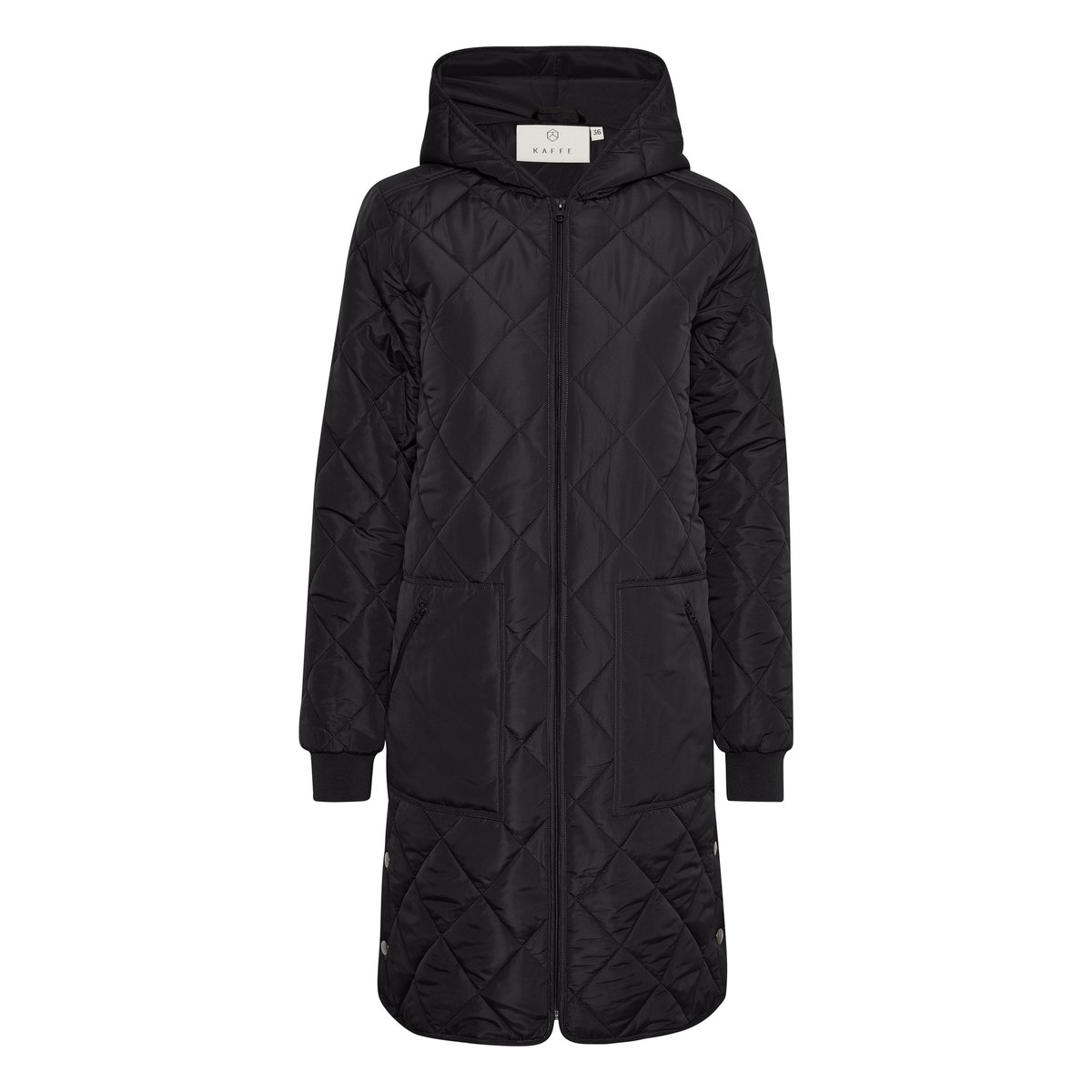 Manteau noir black deep, KAFFE