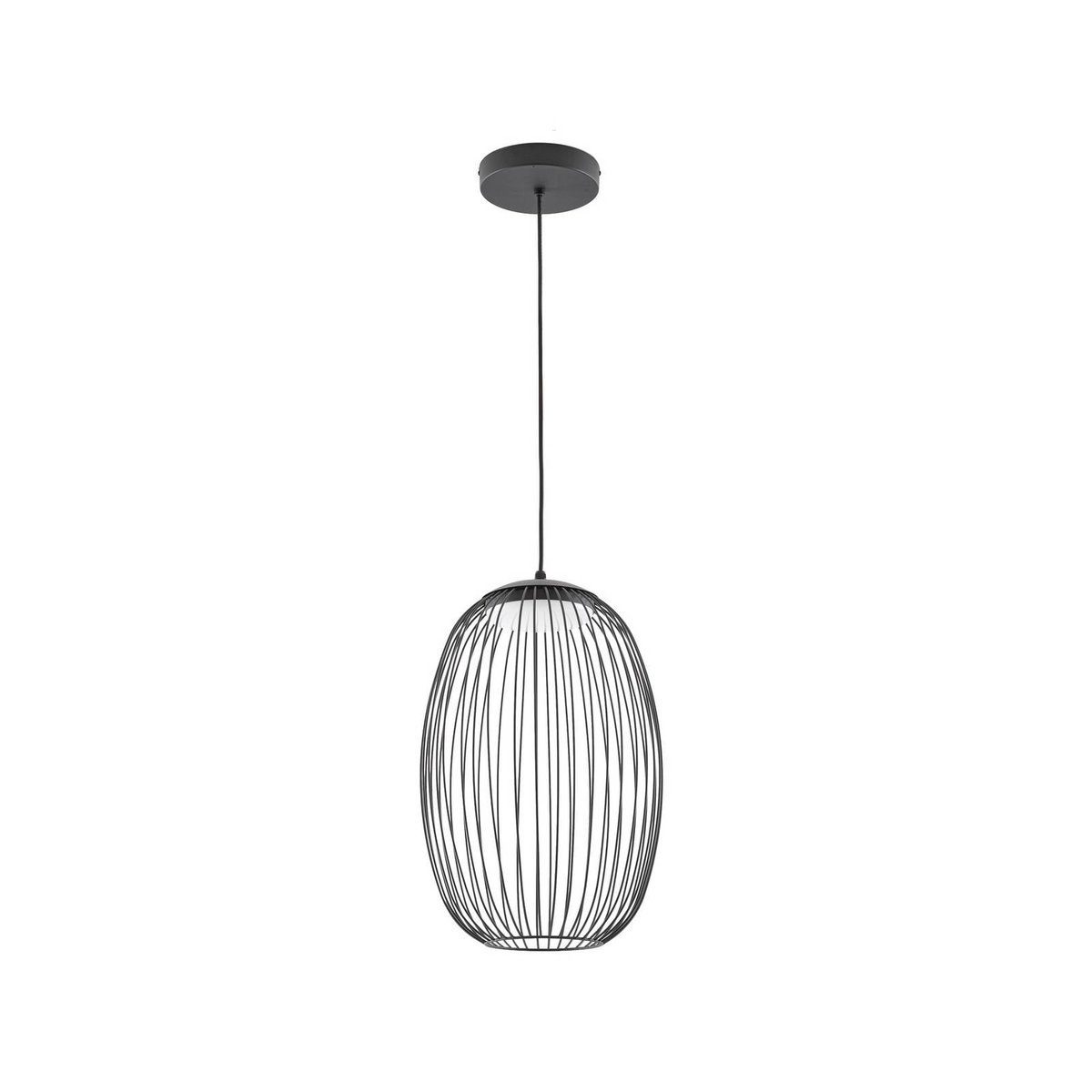 Luminaire extérieur en métal moderneLED noir, blanc, LUCANDE