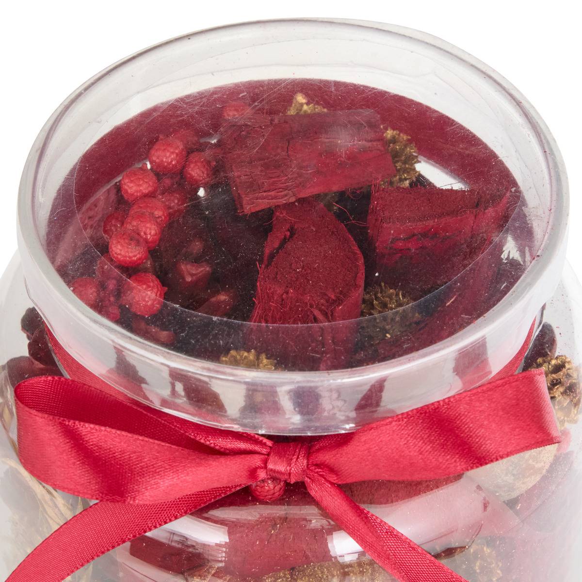 Pot-pourri en jarre 550 g rouge, FEERIC LIGHTS & CHRISTMAS