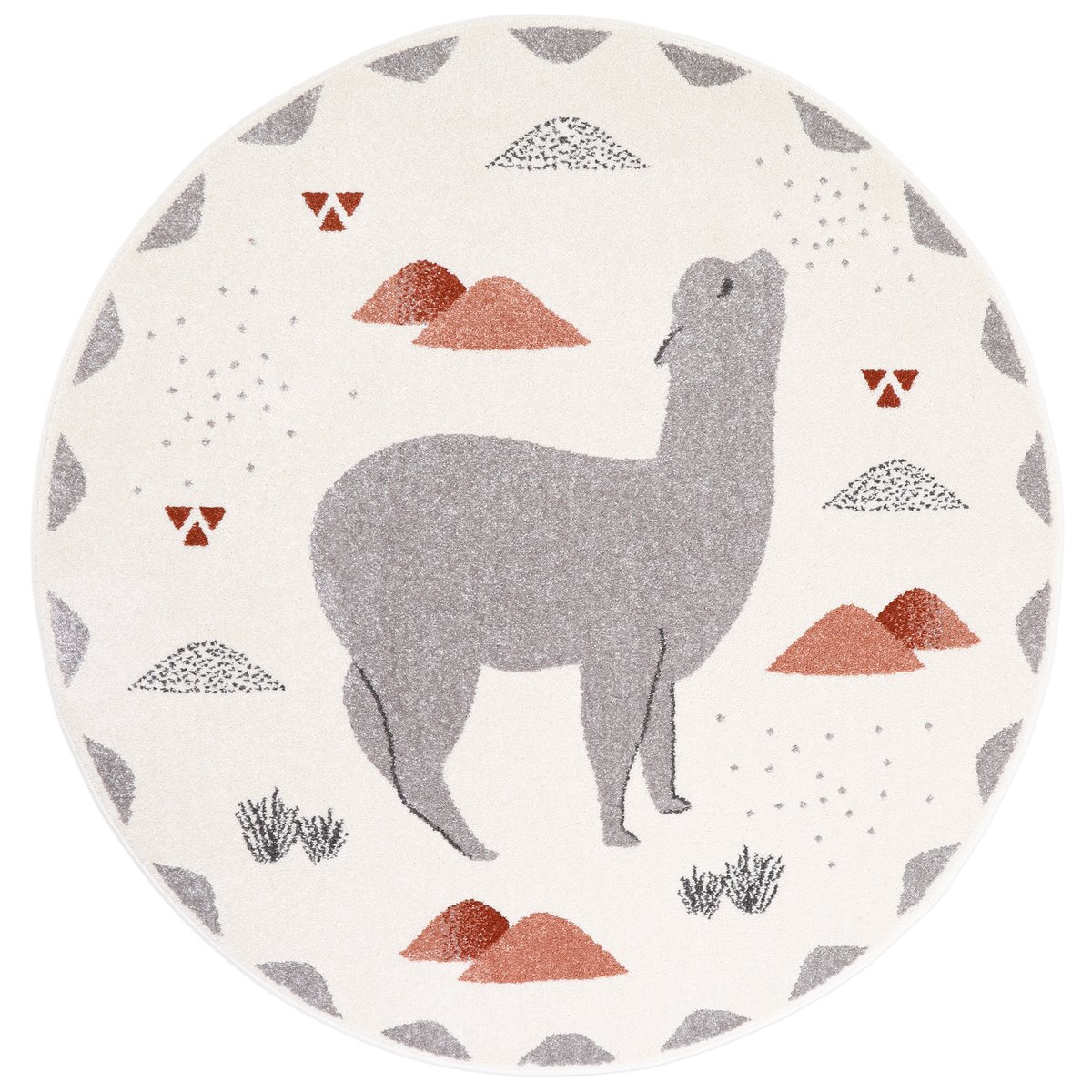 Tapis enfant petits lamas ANDINA multi, NATTIOT
