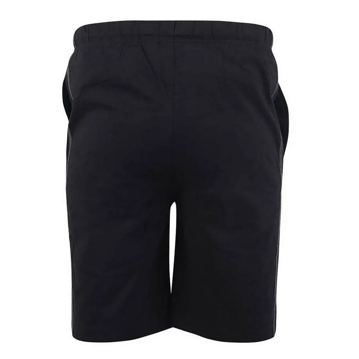 Lot de 2 shorts à taille élastiquée grande taille RYAN noir / gris charbon, DUKE