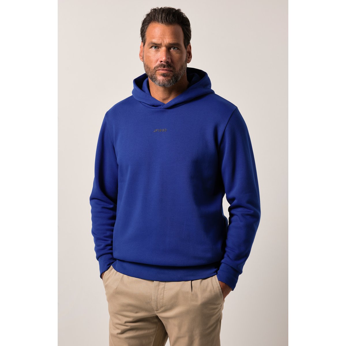 Sweat-shirt à capuche bleu violet, JP1880