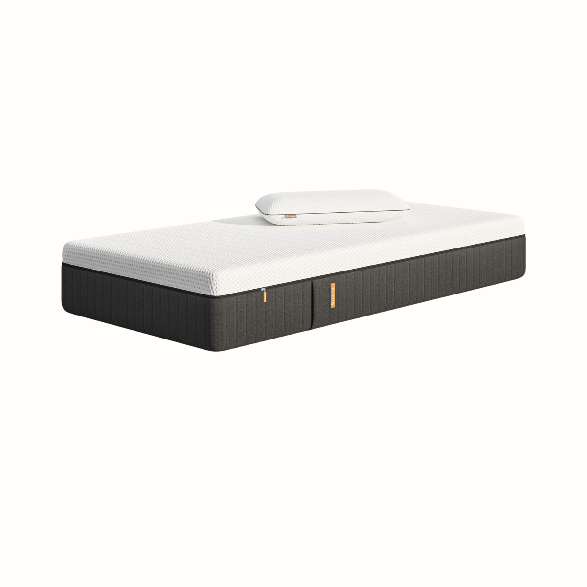 Pack Matelas Original + Oreiller Original Adapt blanc/gris, EMMA