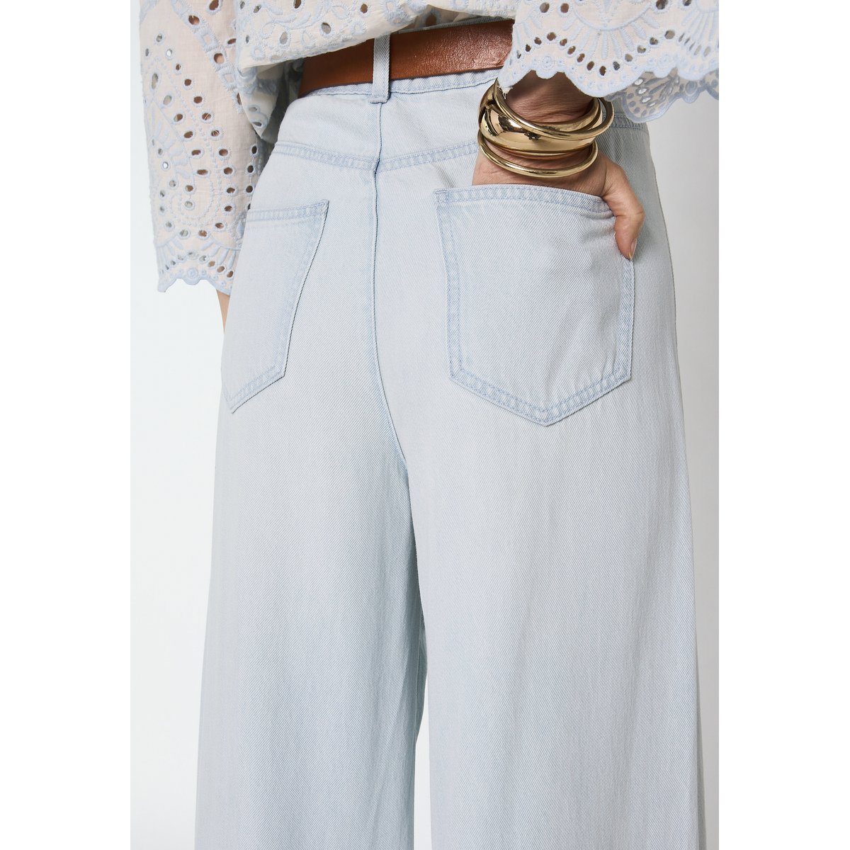 Jean large TARA pure bleached, Maison 123
