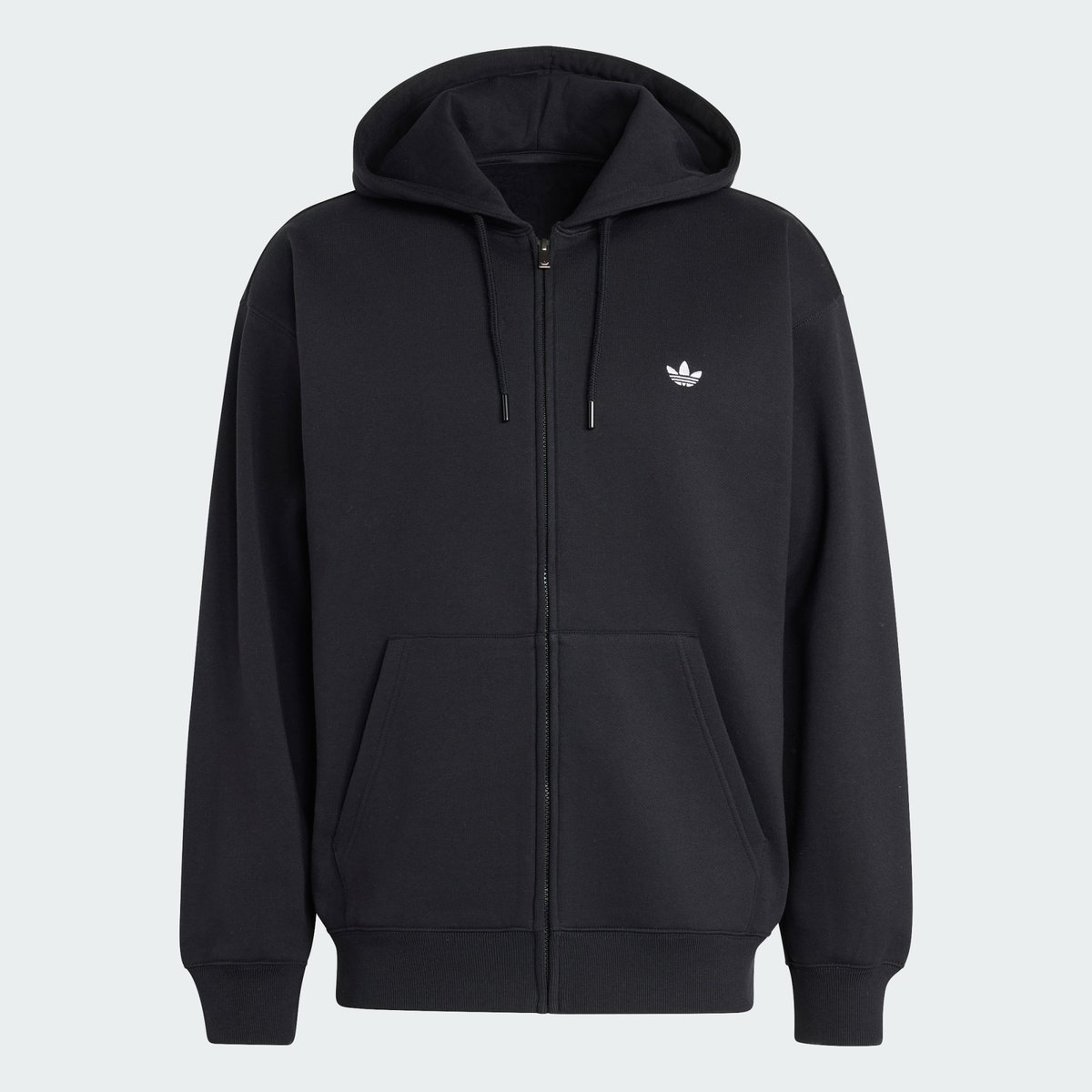 Veste À Capuche Zip Intégral Large Trèfle Essentials Veste À Capuche Zip Intégral Large Trèfle Essentials black, adidas Originals